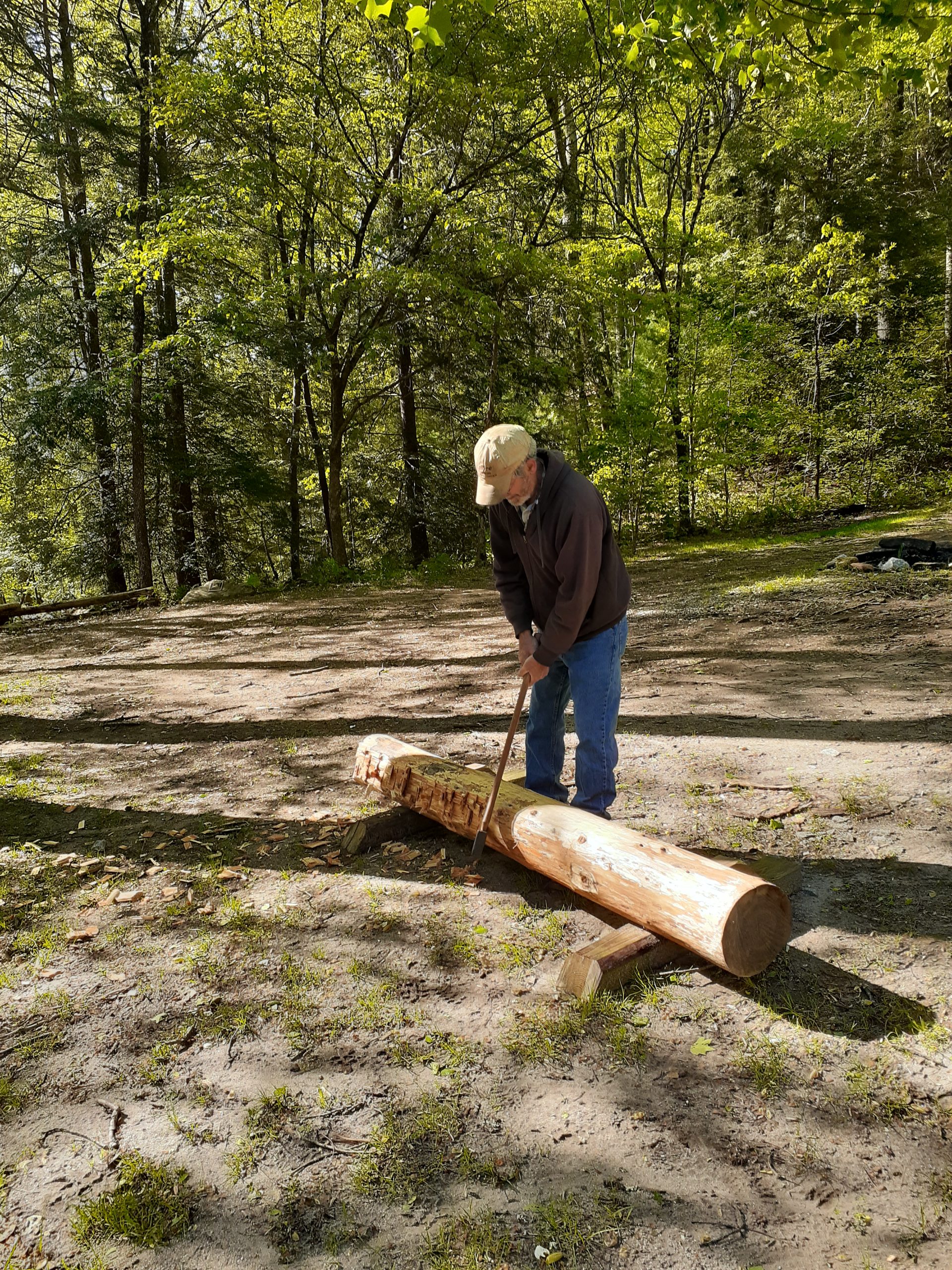 Log Hewing