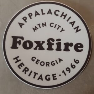 Foxfire Round Sticker