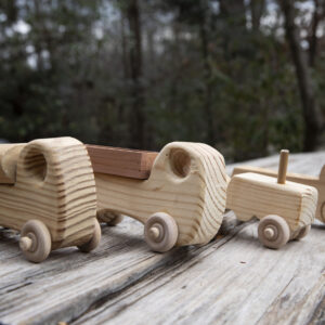 Handmade Wooden Toy Trucks